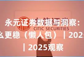 永元证券数据与洞察：凭什么更稳（懒人包）｜2025观察